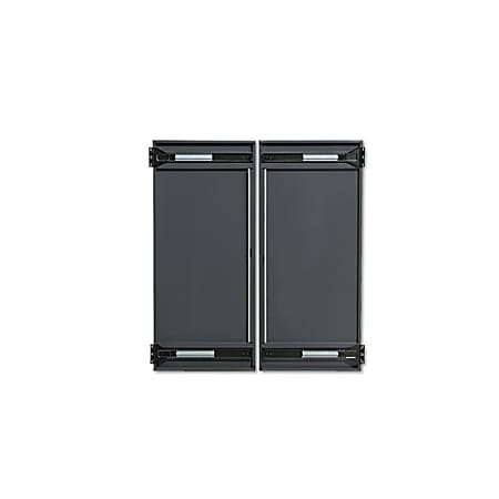 HON® 38000 Series Flipper Doors, For 72" Open Hutch, 2-Door, Charcoal