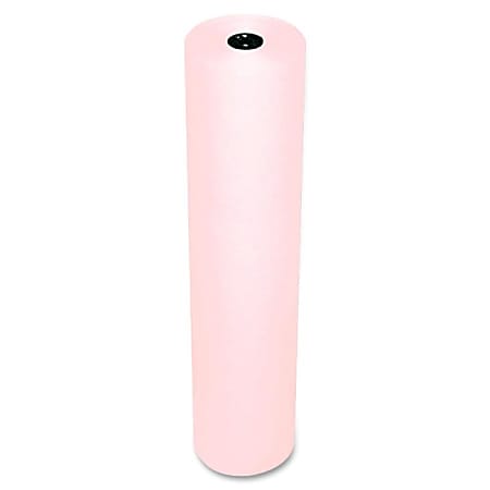 Pacon Rainbow Duo Finish Kraft Paper Roll 36 x 1000 Pink - Office