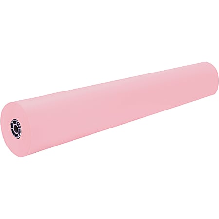 Pacon® Rainbow Duo-Finish Kraft Paper Roll, 36" x 1000', Pink