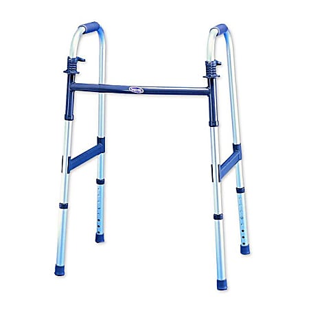 Invacare® I-Class™ Dual-Release Paddle Folding Walker, Single Pack, Fits Users 5'3"-6'4"