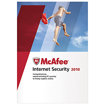 McAfee® Internet Security 2010, For 3 Users, Traditional Disc