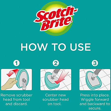 3M Scotch-Brite Handled Shower Scrubber