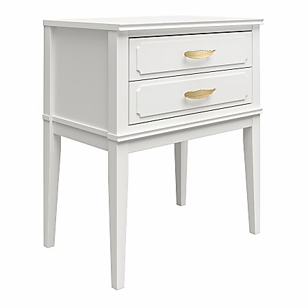 Ameriwood™ Stella Accent Table, 28"H x 23-5/8"W x 15-5/8"D, White