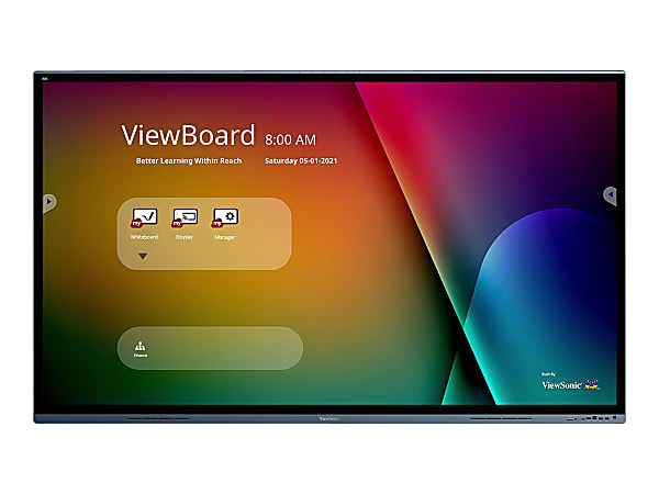 ViewSonic ViewBoard IFP8662 - 86" Diagonal Class LED-backlit LCD display - interactive - 4K UHD (2160p) 3840 x 2160