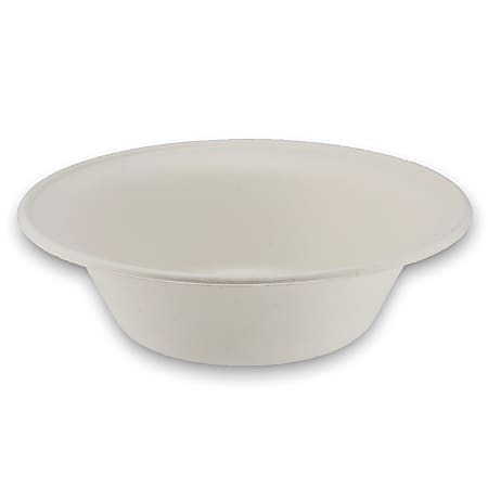 StalkMarket® Compostable Bowls, Pho, 32 Oz, White, Pack Of 500 Bowls