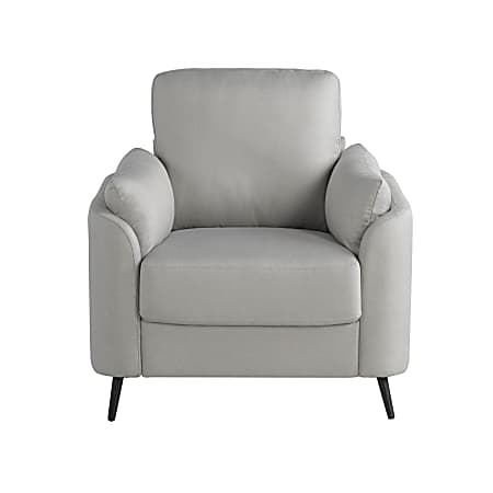 Lifestyle Solutions Birmingham Polyester Guest Chair, Smoke