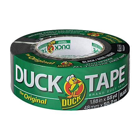 Duck Brand Color Duct Tape Rolls 1 1516 x 40 Yd BlackWhite Pack Of 2 Rolls  - Office Depot