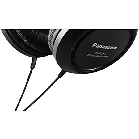 Panasonic RP HT161 K Headphone Matte Black Wired 10 Hz 27 kHz Over