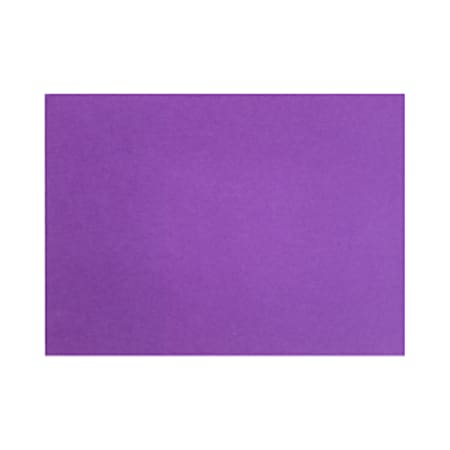LUX Flat Cards, A9, 5 1/2" x 8 1/2", Purple Power, Pack Of 1,000