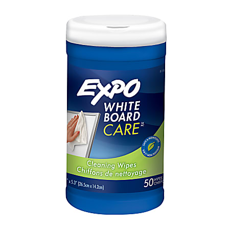 EXPO® Marker Board Towelettes, 6" x 9", Pack Of 50