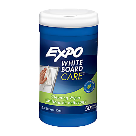 EXPO® Marker Board Towelettes, 6" x 9", Pack