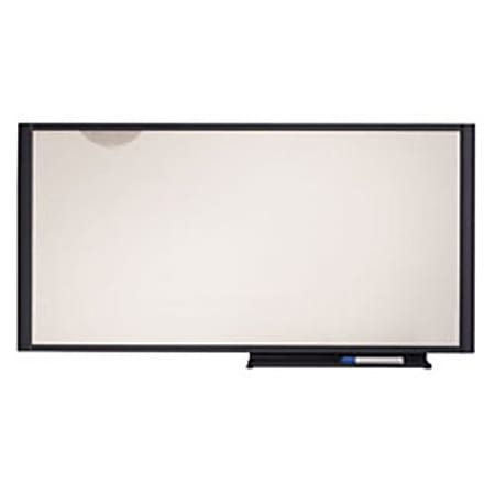 Quartet® Prestige™ Workstation Total Erase Marker Dry-Erase Whiteboard, 18" x 48", Aluminum Frame With Graphite Finish