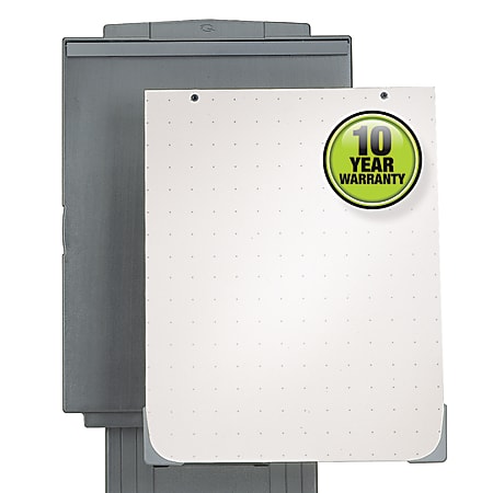 Quartet® Duramax® Total Erase™ Add On Non-Magnetic Dry-Erase Whiteboard, 42" x 24", Metal Frame With White Finish