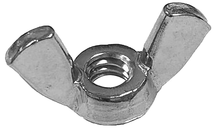 Nemco 1/4-20 Wingnut, Silver