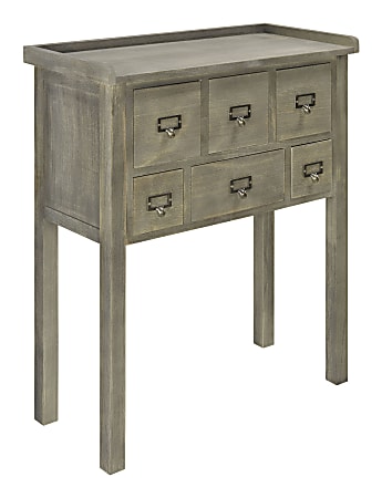 Altra™ Occasional Console Table, Rectangular, 32 11/16"H x 25 15/16"W x 11 13/16"D, Gray Wood Grain