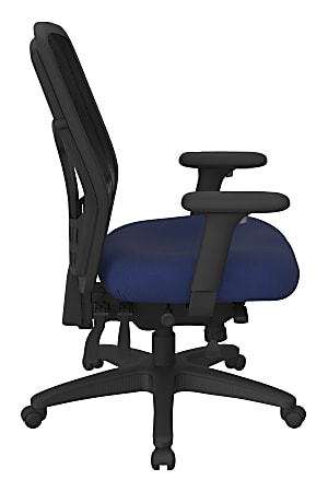 Office Star ProGrid Mesh High Back Managers Chair Navy ODP