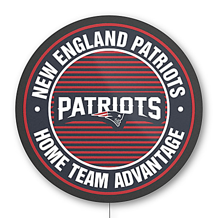 Imperial NFL Home Team Advantage LED Lighted Sign, 23" x 23", New England Patriots