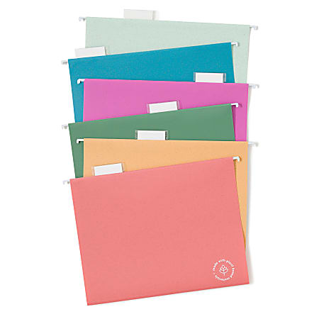 U Brands U-Eco™ Poly Hanging File Folders, Pack