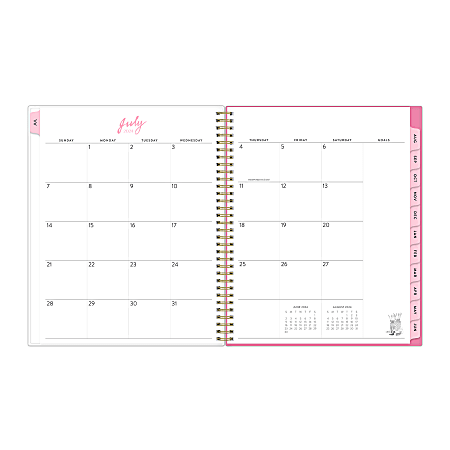 2025 2025 Blue Sky TWD WeeklyMonthly Planning Calendar 8 12 x 11 Paris from the Rooftops July To 