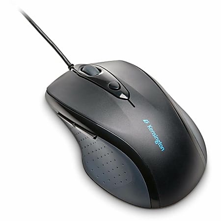 Kensington Pro Fit Wired Mouse, Full-Size, Black