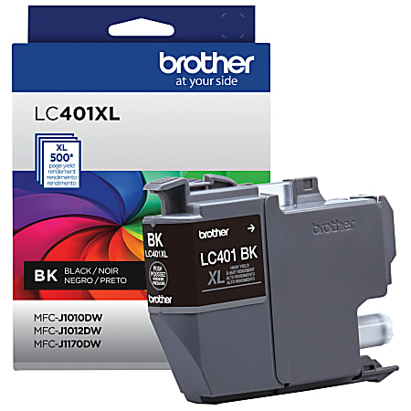 Brother LC401XL High Yield Black Ink Cartridge LC401XLBK - Office Depot