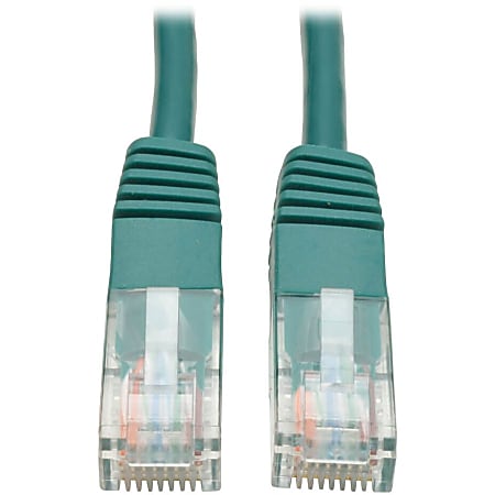 Eaton Tripp Lite Series Cat5e 350 MHz Molded (UTP) Ethernet Cable (RJ45 M/M), PoE - Green, 5 ft. (1.52 m) - N002005GN