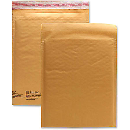 Sealed Air JiffyLite Cellular Cushioned Mailers, 8-1/2" x 12"