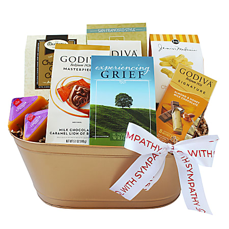 Givens Sympathy Gift Basket Set, Set Of 8 Pieces