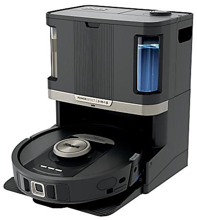 Shark PowerDetect 2-in-1 Robot Vacuum And Mop With NeverTouch Pro Base, Black, Total Qty 1