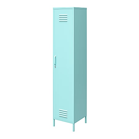 Ameriwood™ Home Cache Single Metal Locker Storage Cabinet, 72-7/8”H x 15”W x 15-3/4”D, Mint
