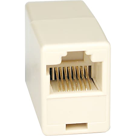 Eaton Tripp Lite Series Straight Through RJ45 Modular In-Line Coupler (RJ45 F/F) - 1 x RJ-45 Female - 1 x RJ-45 Female