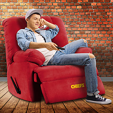 Imperial NFL GM Microfiber Recliner Accent Chair Kansas City Chiefs