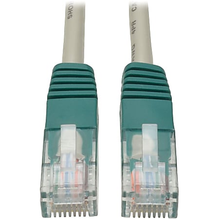 Eaton Tripp Lite Series Cat5e 350 MHz Crossover Molded (UTP) Ethernet Cable (RJ45 M/M), PoE - Gray, 10 ft. (3.05 m) - N010010GY