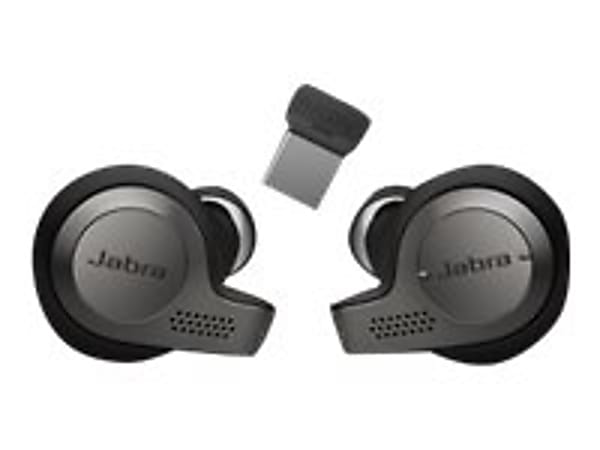 Jabra Evolve 65t UC - True wireless earphones with mic - in-ear - Bluetooth - titanium black