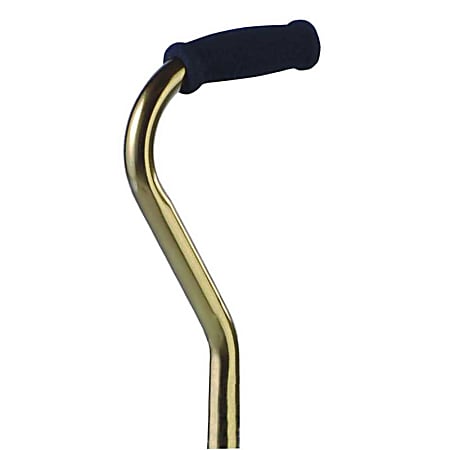 Alex Orthopedic Offset Handle Aluminum Cane, 31"-40", Bronze