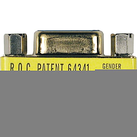 Eaton Tripp Lite Series Compact/Slimline DB9 Coupler Gender Changer (F/F) - 1 x 9-pin DB-9 Female - 1 x 9-pin DB-9 Female