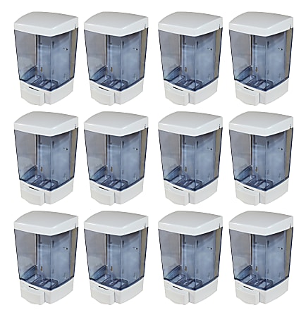 Genuine Joe Liquid Soap Dispenser - Manual - 1.44 quart Capacity - White - 12 / Carton
