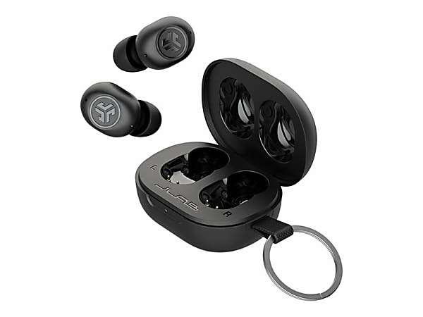 JLab Audio JBUDS MINI True Wireless Earbuds Black Office Depot