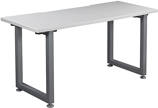 VARI VARIDESK QuickPro Rectangular Computer Desk, 60"W, White