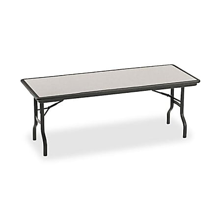 Iceberg IndestrucTable Folding Table 30 x 72 Granite - Office Depot