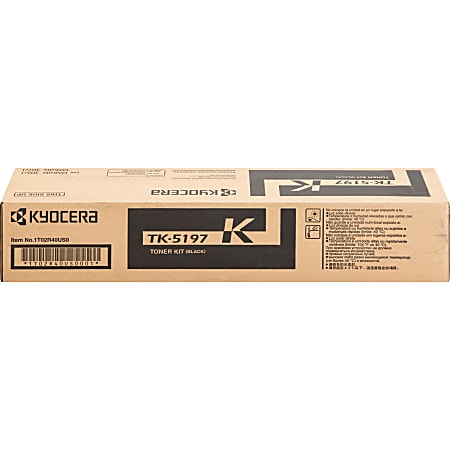 Kyocera TK-5197K Original Laser Toner Cartridge - Black - 1 Each - 15000 Pages