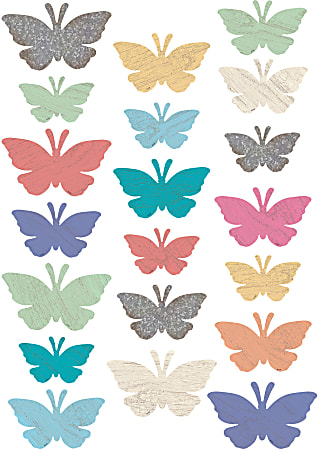 Teacher Created Resources Decorative Accents, Home Sweet Classroom Butterflies, Pack Of 60 Accents