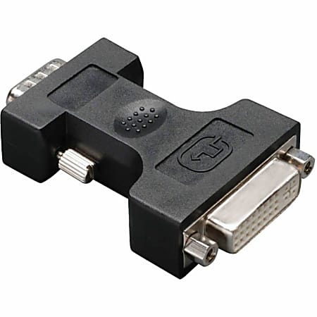 Eaton Tripp Lite Series DVI to VGA Video Adapter (DVI-I to HD15 F/M) - 1 x HD-15 Male - 1 x DVI Female Video