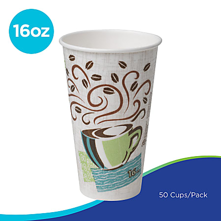Dixie PerfecTouch by GP PRO Hot Cups 16 Oz Pack Of 50 Cups