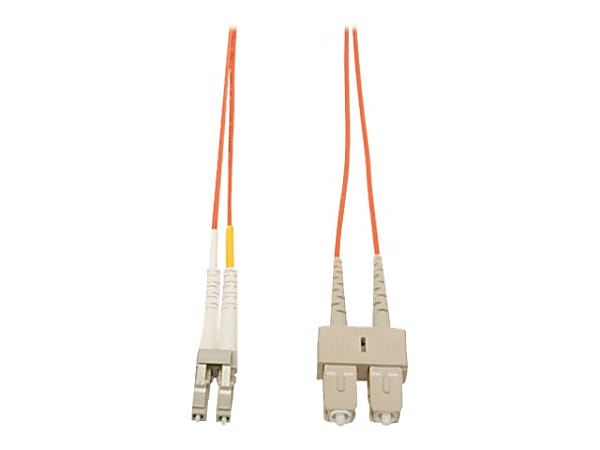 Eaton Tripp Lite Series Duplex Multimode 62.5/125 Fiber Patch Cable (LC/SC), 2M (6 ft.) - Patch cable - SC multi-mode (M) to LC multi-mode (M) - 2 m - fiber optic - duplex - 62.5 / 125 micron