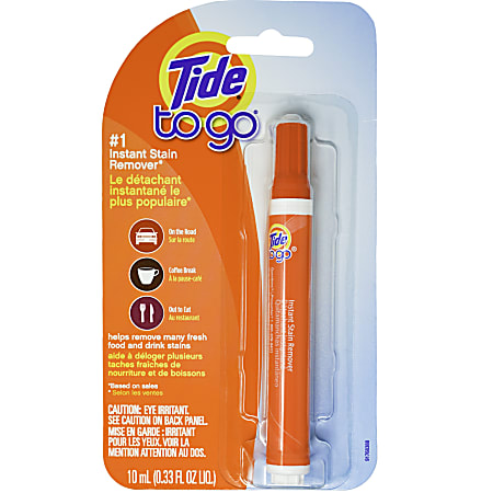 Tide To Go Stain Remover Pen, 0.338 oz Pen, 6/Carton (01870CT)