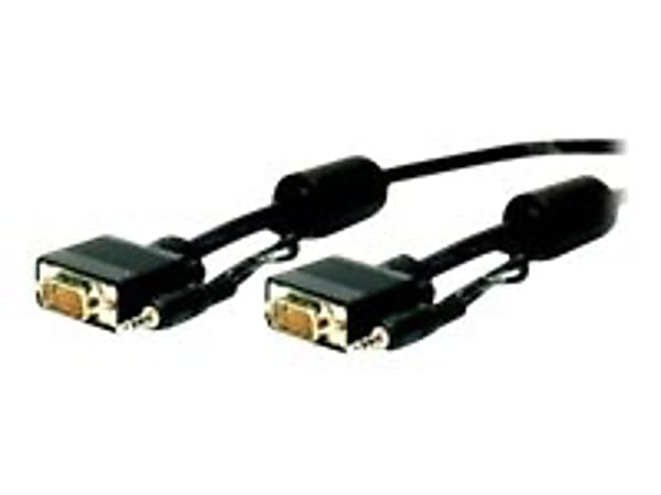 Comprehensive Standard - VGA cable - HD-15 (VGA), mini-phone stereo 3.5 mm (M) to HD-15 (VGA), mini-phone stereo 3.5 mm (M) - HD15PP25STA