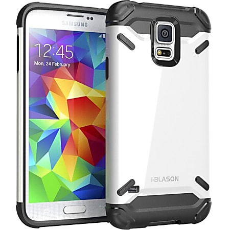 i-Blason Armadillo Series 2 Layer Armored Hybrid Case for Samsung Galaxy S5 - For Smartphone - Dotted-Pattern - Gold