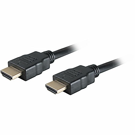 Comprehensive Standard - HDMI cable with Ethernet - HDMI male to HDMI male - 3 ft - triple shielded - black