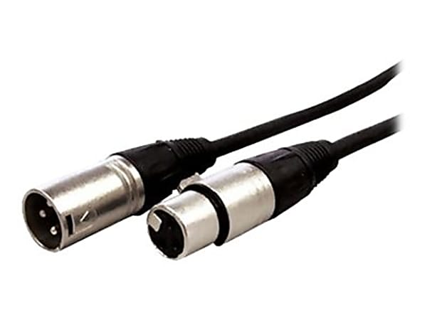 Comprehensive Standard - Microphone cable - XLR3 male to XLR3 female - 25 ft - shielded - matte black